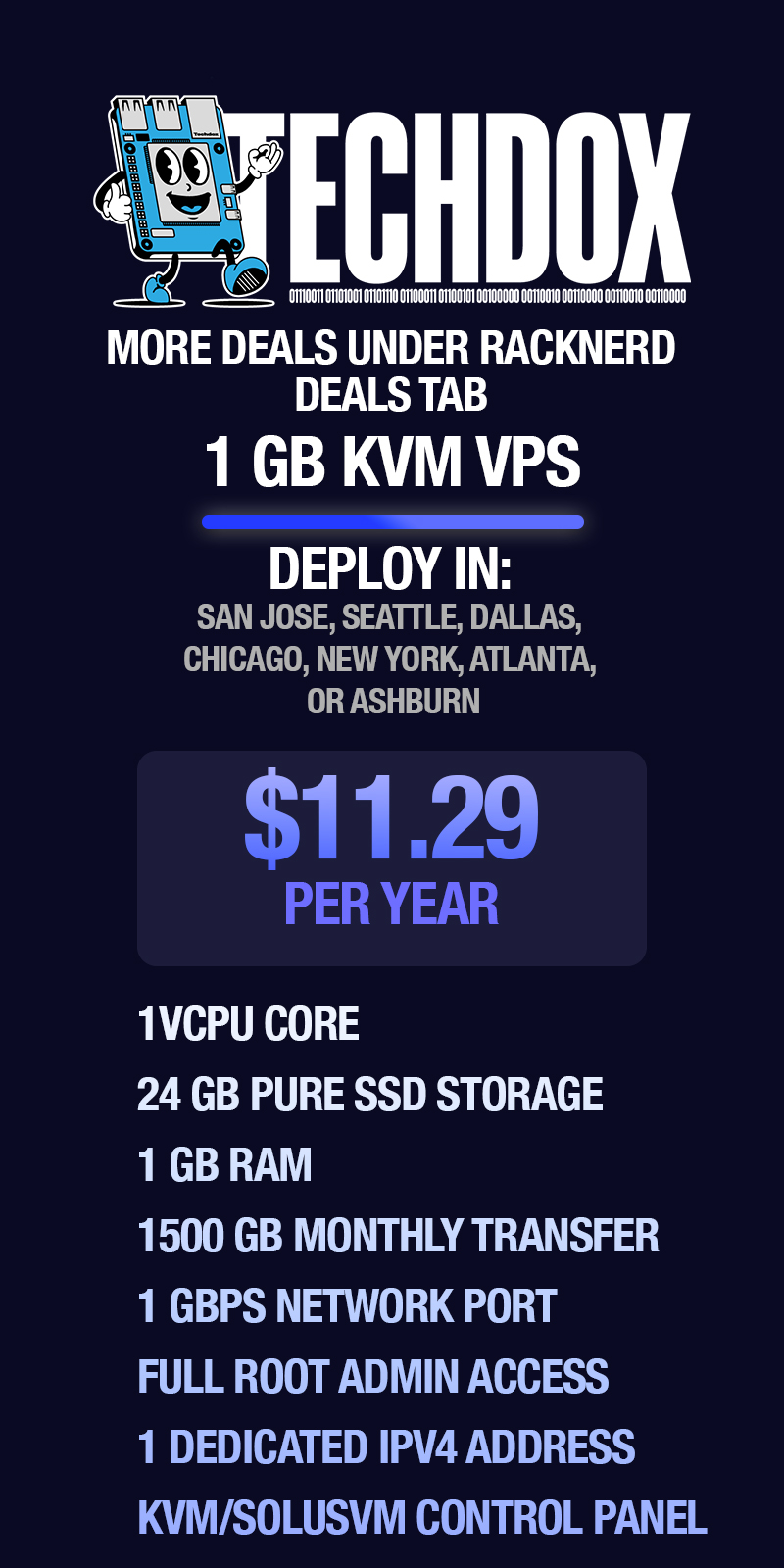 1 GB KVM VPS