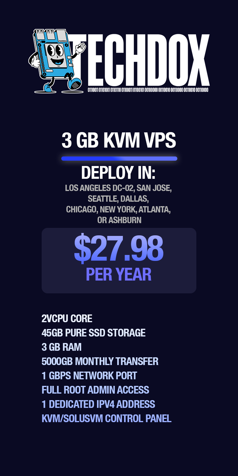 3 GB KVM VPS